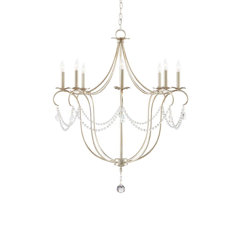 Crystal Lights 31 Inch Chandelier by Currey & Company